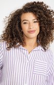 Chemise rayée bicolore