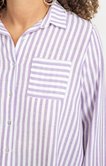 Chemise rayée bicolore