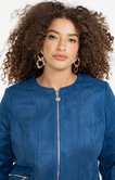 Veste unie zippée