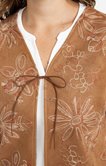 Chemise 2-en-1 avec gilet brodé