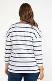 Tee-shirt rayé avec patchs