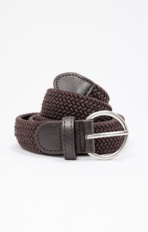 Ceinture tressée élastiquée