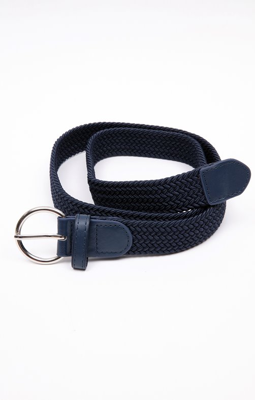 Ceinture tressée élastiquée