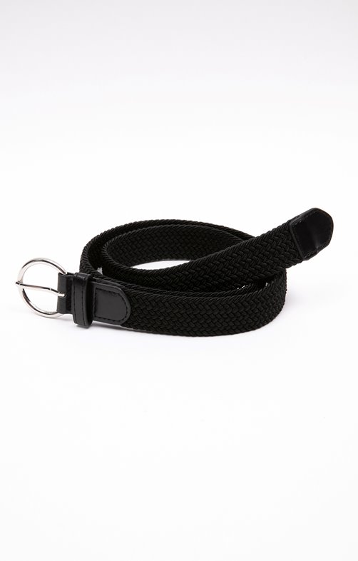 Ceinture tressée élastiquée