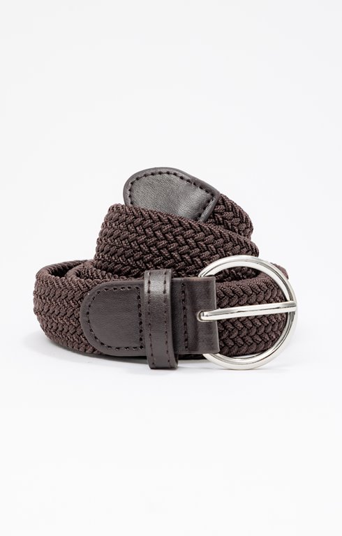 Ceinture tressée élastiquée