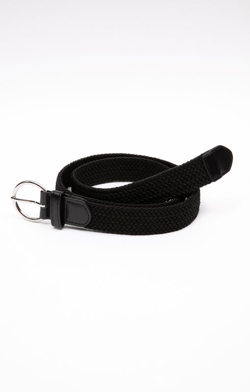 Ceinture tressée élastiquée