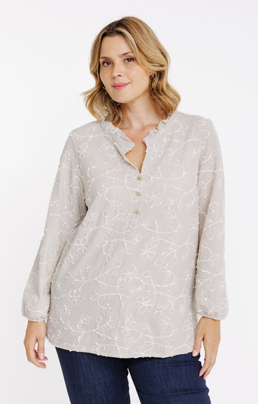 Tee-shirt avec cordes fleurs