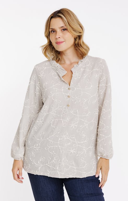 Tee-shirt avec cordes fleurs