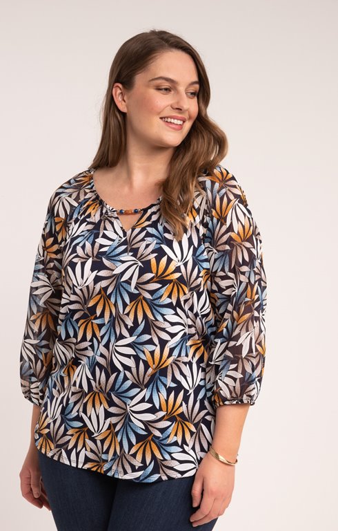 Tee-shirt imprimé feuillages