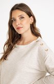 Tee-shirt maille reliefée