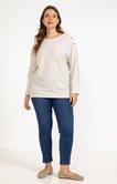 Tee-shirt maille reliefée