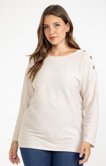 Tee-shirt maille reliefée