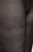 Collants unis noirs