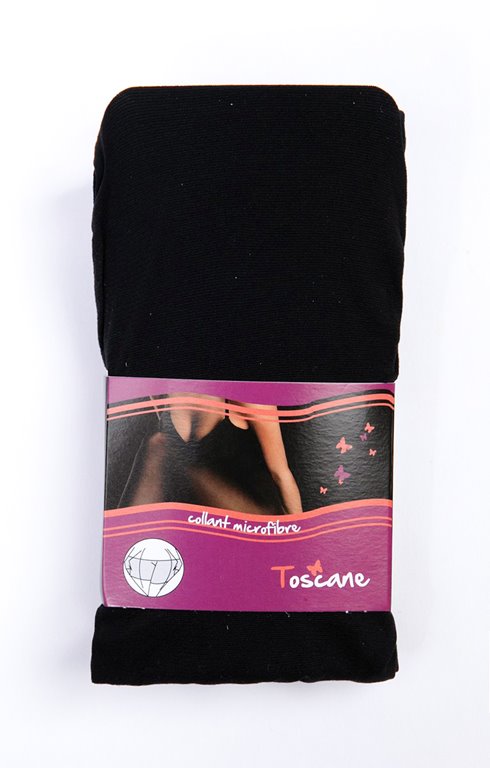 Collants unis noirs