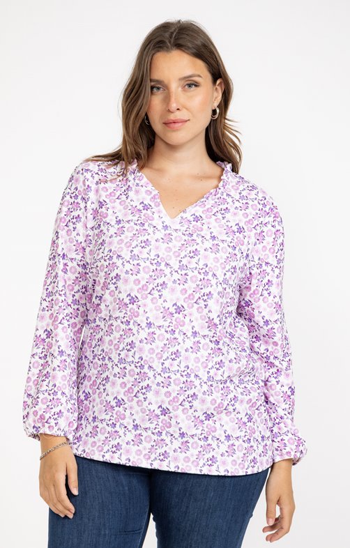 Tee-shirt maille reliéfé imprimé