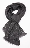 Echarpe unie avec strass