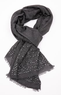 Echarpe unie avec strass