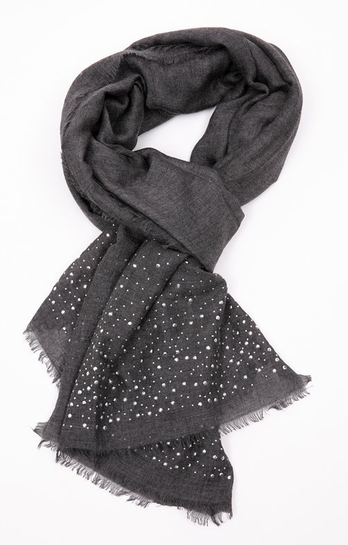 Echarpe unie avec strass