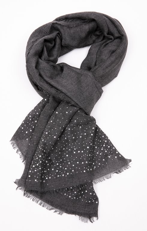 Echarpe unie avec strass