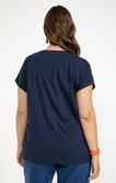 Tee-shirt avec broderies fleurs
