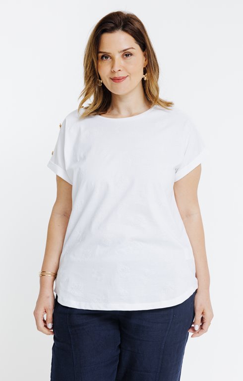 Tee-shirt imprimé coquillages 