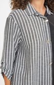 Chemise patch rayée