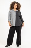 Chemise patch rayée