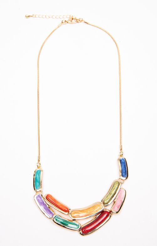Collier pavet rectangulaire