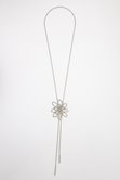 Sautoir fleur coulissante