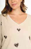 Tee-shirt maille chaude imprimé