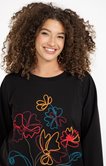 Sweat avec broderies