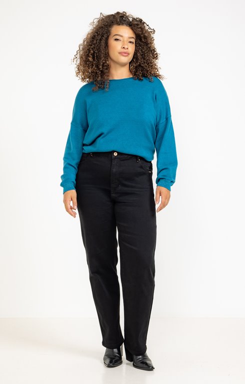 Pantalon uni avec ceinture interne