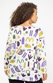 Tee-shirt maille chaude imprimé
