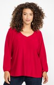 Tee-shirt encolure V fantaisie