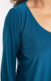 Tee-shirt encolure V fantaisie
