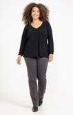 Tee-shirt encolure V fantaisie