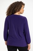 Tee-shirt encolure V fantaisie