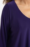 Tee-shirt encolure V fantaisie