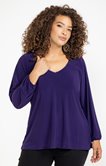 Tee-shirt encolure V fantaisie