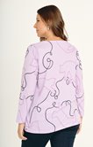 Tee-shirt maille chaude imprimé