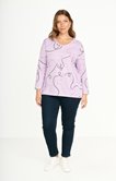 Tee-shirt maille chaude imprimé