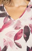 Tee-shirt maille chaude imprimé