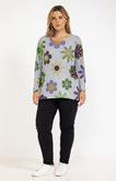 Tee-shirt maille chaude imprimé
