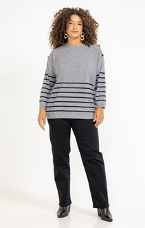Pantalon large détail girly