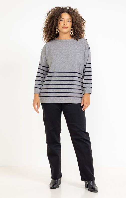 Pantalon large détail girly