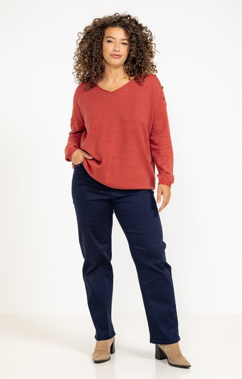 Pantalon large détail girly