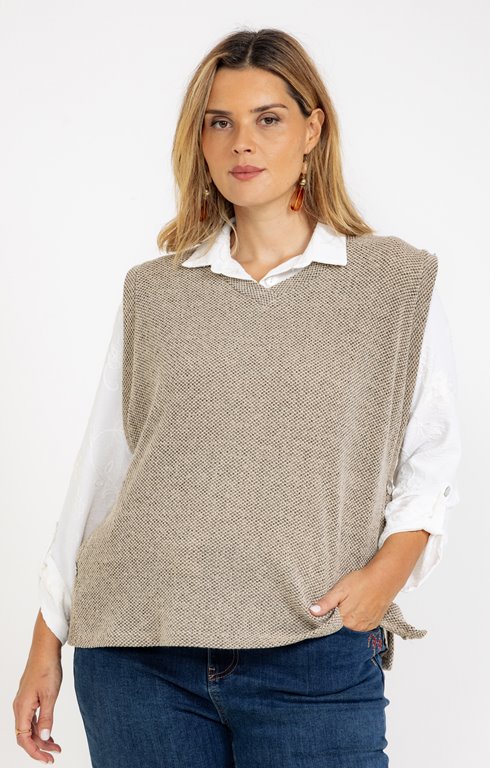 Pull sans manches