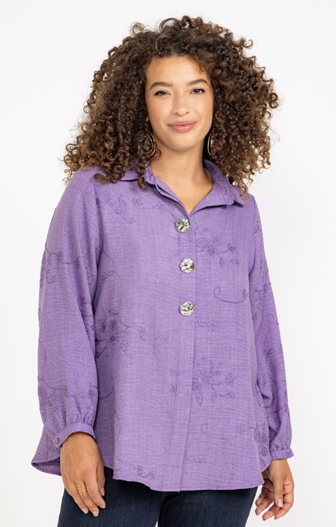 Chemise brodée