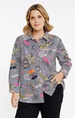 Chemise en coton imprimée