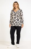 Tee-shirt maille chaude imprimé